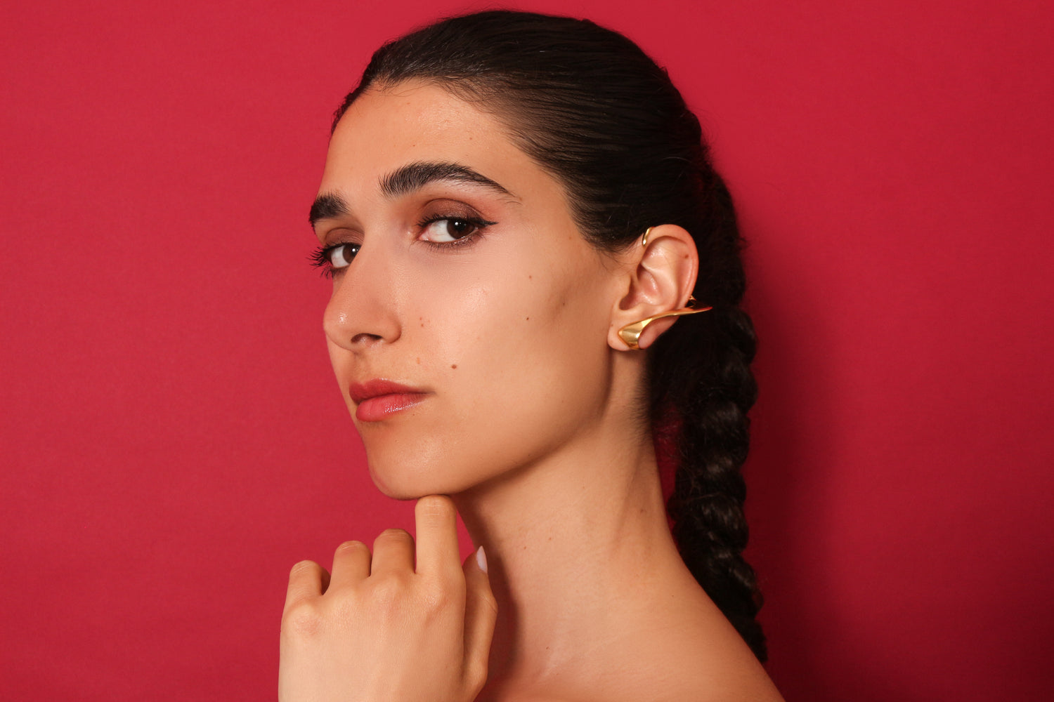 Sculptural Earring Cuff